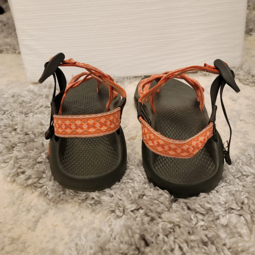 Chaco Women's Orange Patterned Z/Cloud Strappy Sandals